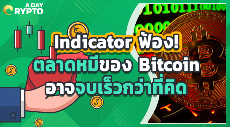 Indicator ฟ้อง! ตลาดหมีของ Bitcoin อาจจบเร็วกว่าที่คิด